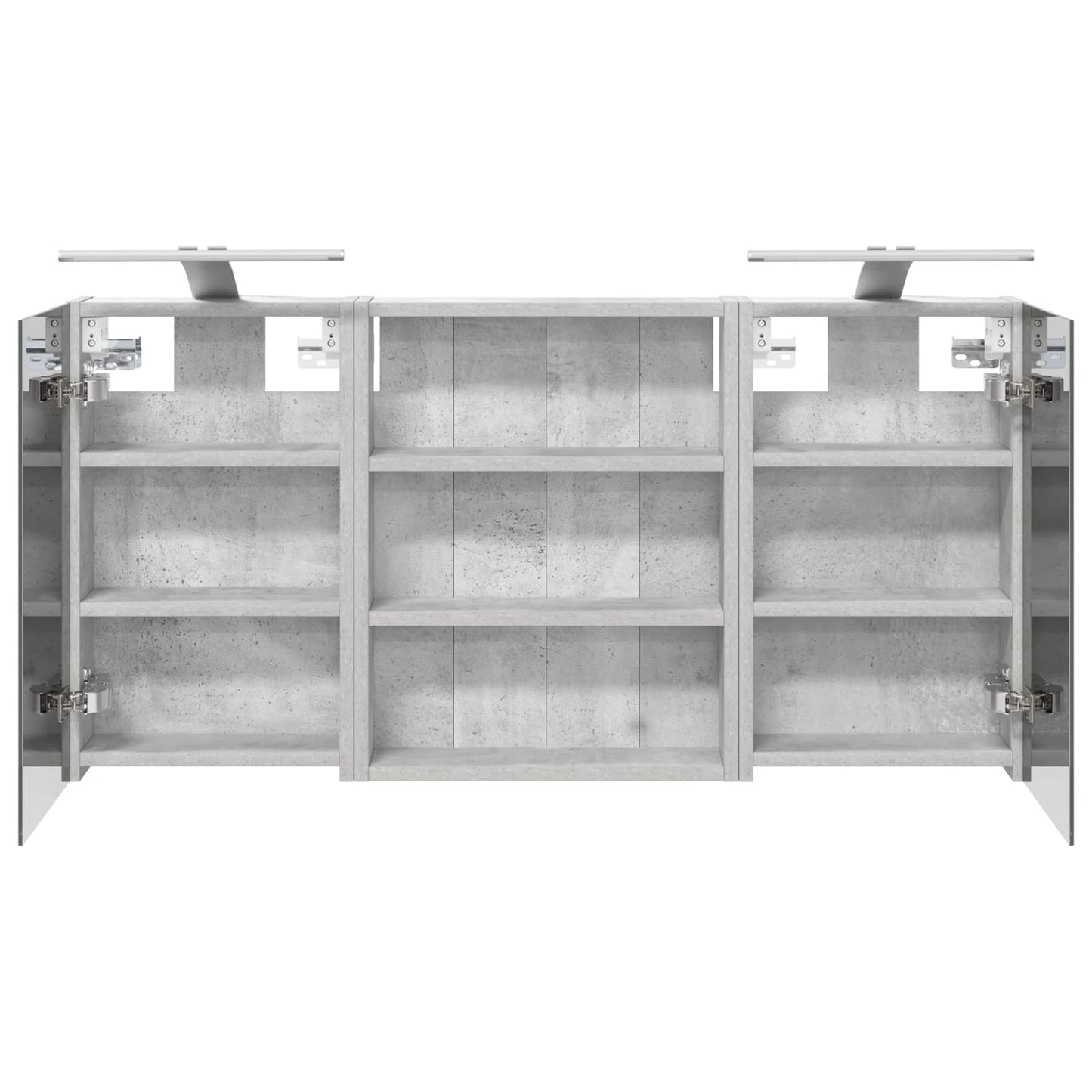 vidaXL Bathroom Cabinet Set 3 pcs 100 x 10.5 x 50 cm Engineered wood