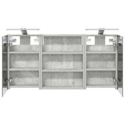 vidaXL Bathroom Cabinet Set 3 pcs 100 x 10.5 x 50 cm Engineered wood