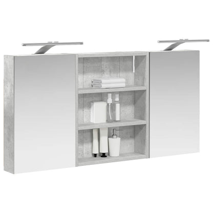 vidaXL Bathroom Cabinet Set 3 pcs 100 x 10.5 x 50 cm Engineered wood