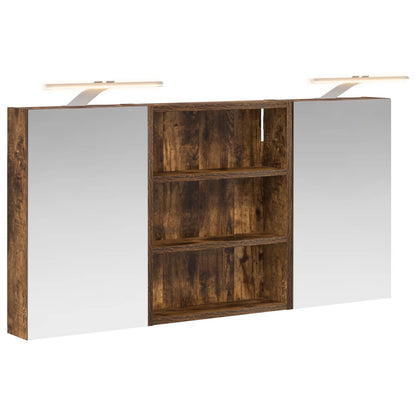 vidaXL Bathroom Cabinet Set 3 pcs 100 x 10.5 x 50 cm Engineered wood