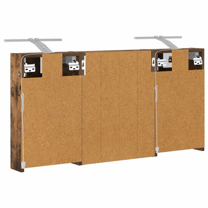 vidaXL Bathroom Cabinet Set 3 pcs 100 x 10.5 x 50 cm Engineered wood