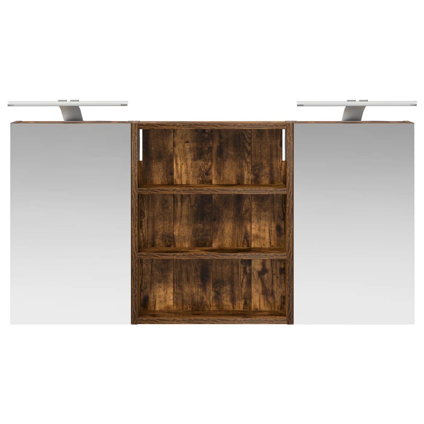 vidaXL Bathroom Cabinet Set 3 pcs 100 x 10.5 x 50 cm Engineered wood