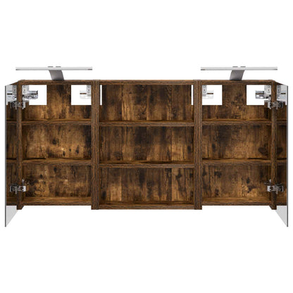 vidaXL Bathroom Cabinet Set 3 pcs 100 x 10.5 x 50 cm Engineered wood