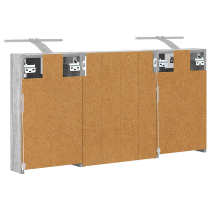 vidaXL Bathroom Cabinet Set 3 pcs 100 x 10.5 x 50 cm Engineered wood