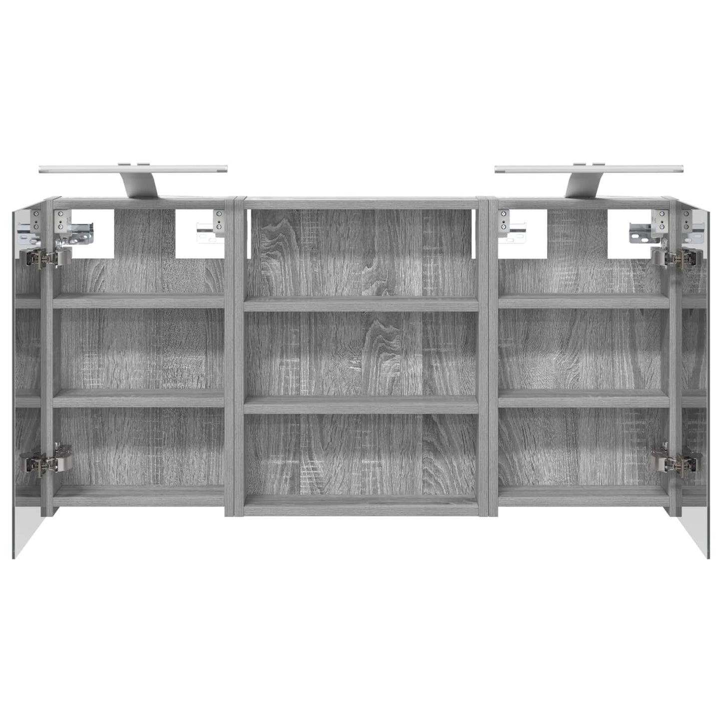 vidaXL Bathroom Cabinet Set 3 pcs 100 x 10.5 x 50 cm Engineered wood