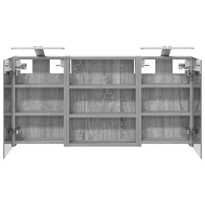 vidaXL Bathroom Cabinet Set 3 pcs 100 x 10.5 x 50 cm Engineered wood