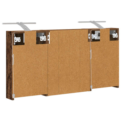 vidaXL Bathroom Cabinet Set 3 pcs 100 x 10.5 x 50 cm Engineered wood