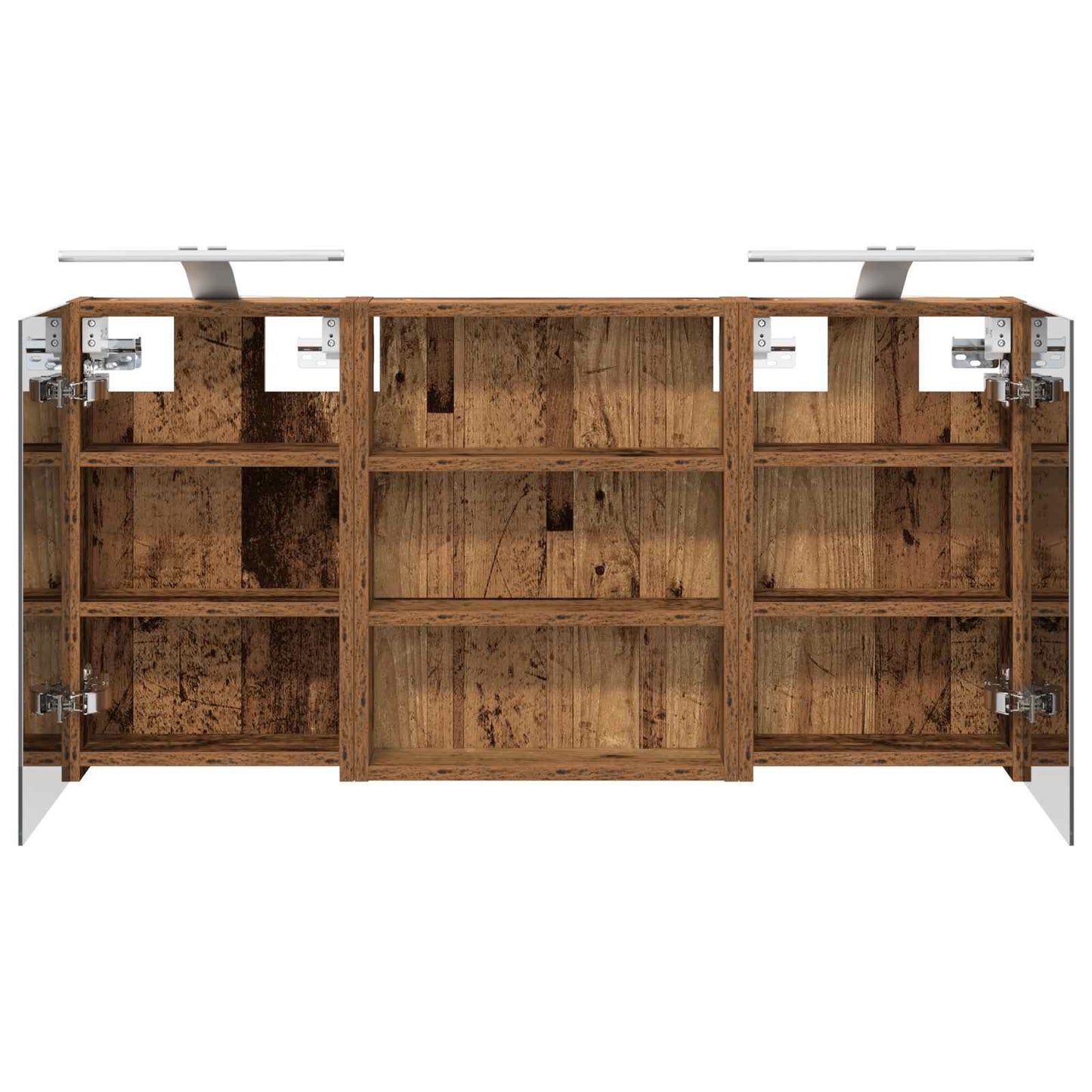 vidaXL Bathroom Cabinet Set 3 pcs 100 x 10.5 x 50 cm Engineered wood