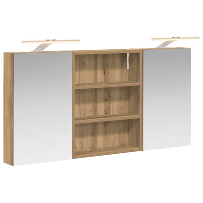 vidaXL Bathroom Cabinet Set 3 pcs 100 x 10.5 x 50 cm Engineered wood