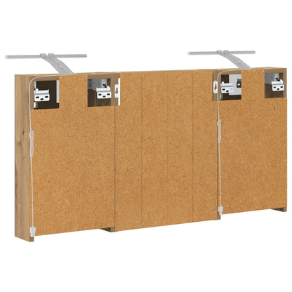 vidaXL Bathroom Cabinet Set 3 pcs 100 x 10.5 x 50 cm Engineered wood
