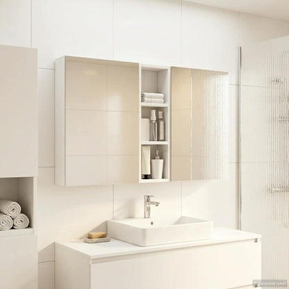 vidaXL Bathroom Cabinet Set 3 pcs 100 x 10.5 x 60.5 cm Engineered wood