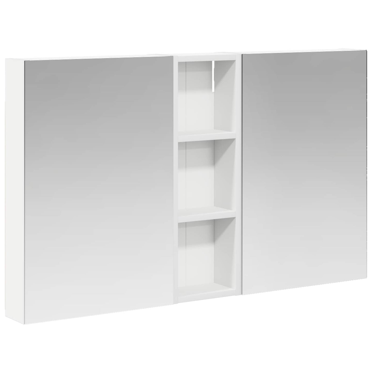 vidaXL Bathroom Cabinet Set 3 pcs 100 x 10.5 x 60.5 cm Engineered wood