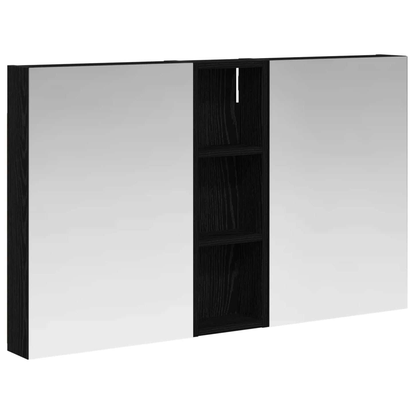 vidaXL Bathroom Cabinet Set 3 pcs 100 x 10.5 x 60.5 cm Engineered wood