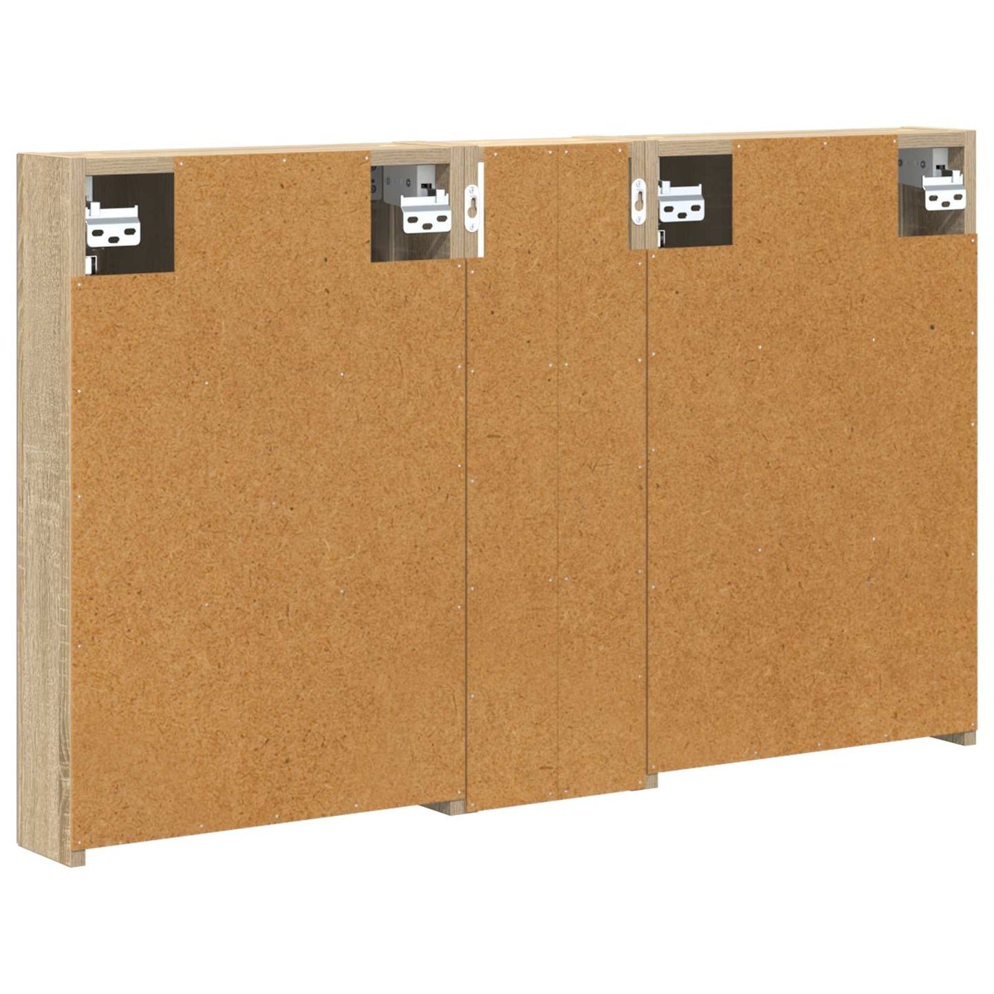 vidaXL Bathroom Cabinet Set 3 pcs 100 x 10.5 x 60.5 cm Engineered wood