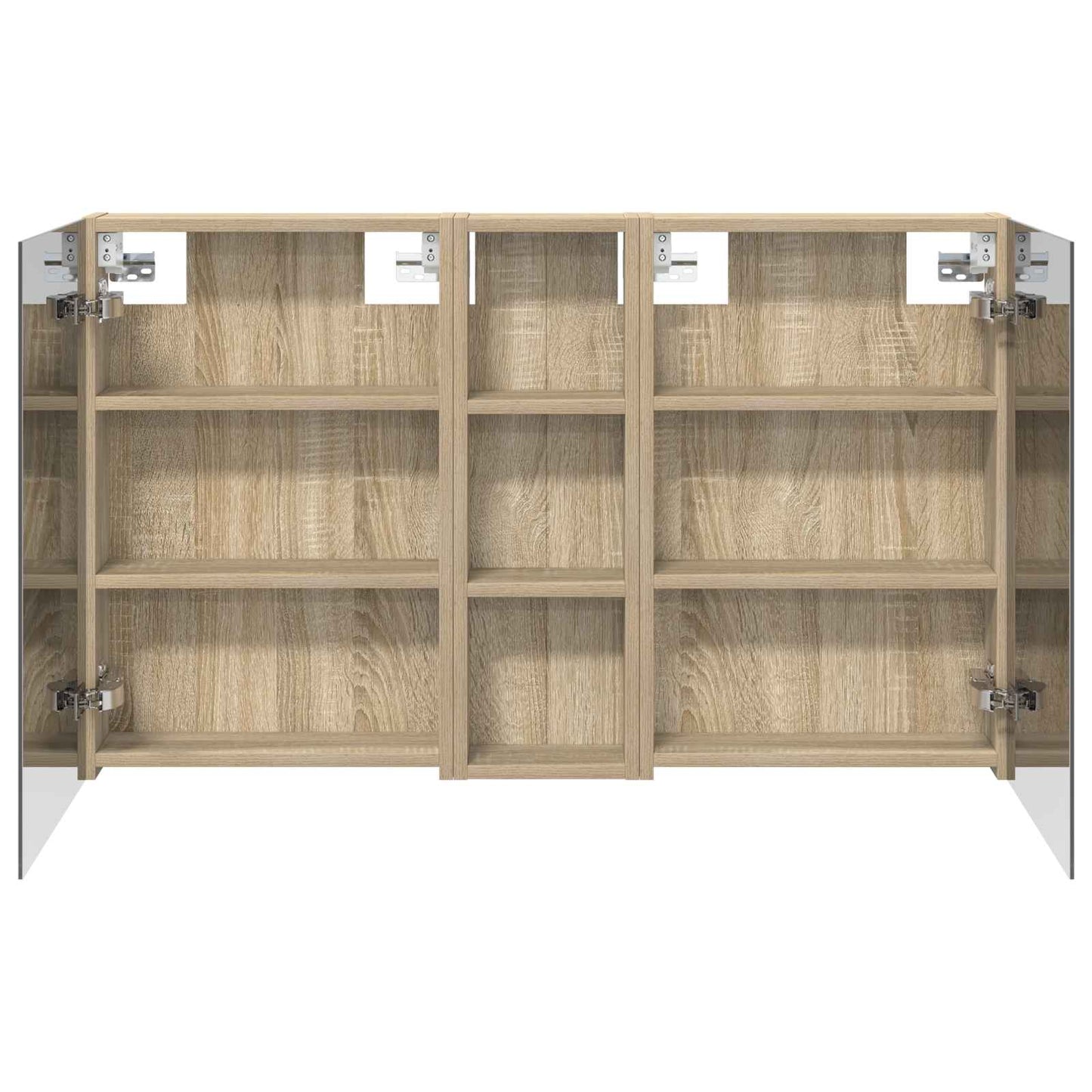 vidaXL Bathroom Cabinet Set 3 pcs 100 x 10.5 x 60.5 cm Engineered wood