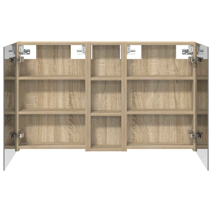 vidaXL Bathroom Cabinet Set 3 pcs 100 x 10.5 x 60.5 cm Engineered wood