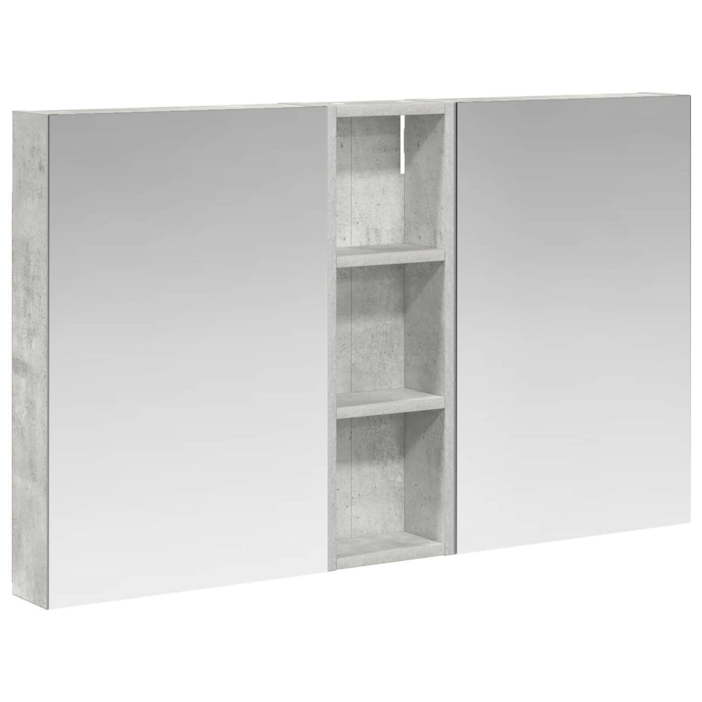 vidaXL Bathroom Cabinet Set 3 pcs 100 x 10.5 x 60.5 cm Engineered wood
