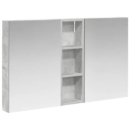 vidaXL Bathroom Cabinet Set 3 pcs 100 x 10.5 x 60.5 cm Engineered wood