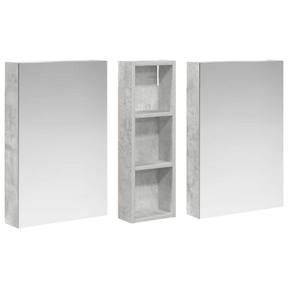 vidaXL Bathroom Cabinet Set 3 pcs 100 x 10.5 x 60.5 cm Engineered wood