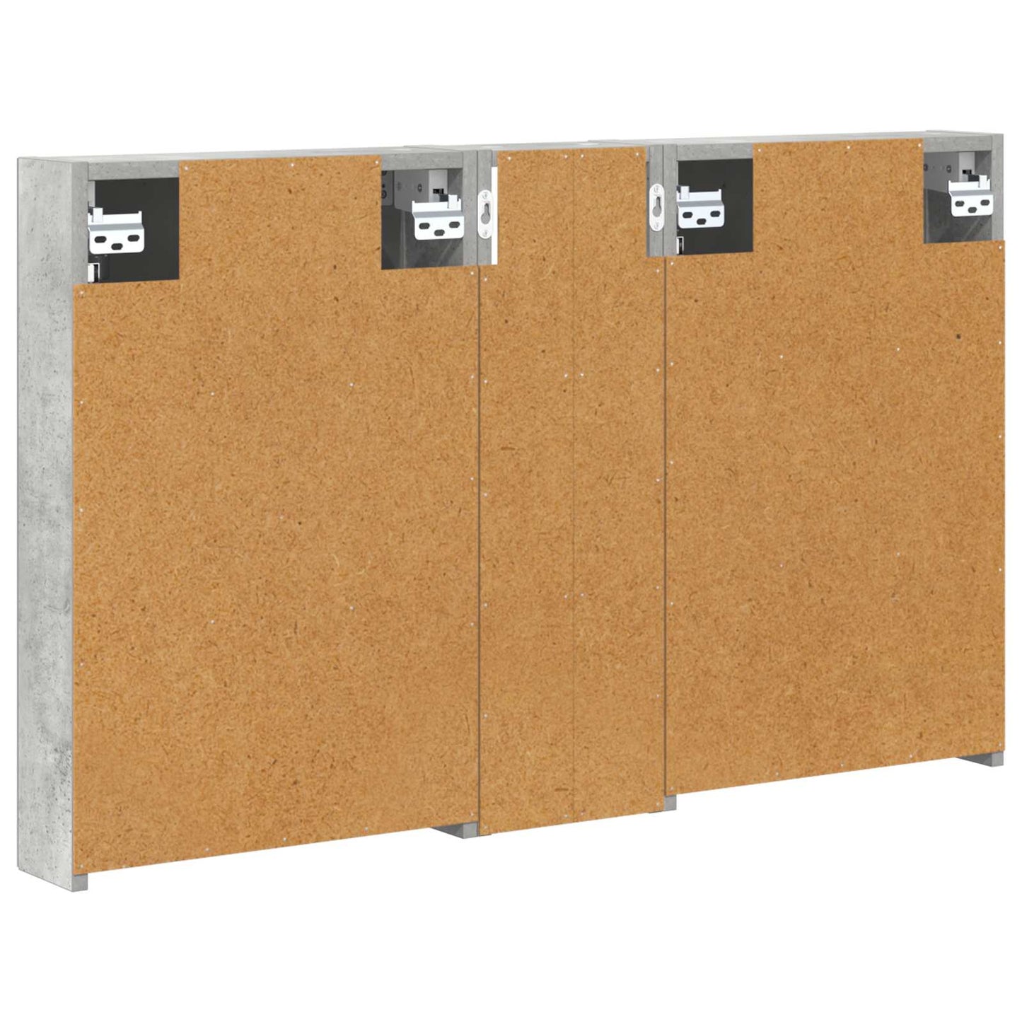 vidaXL Bathroom Cabinet Set 3 pcs 100 x 10.5 x 60.5 cm Engineered wood