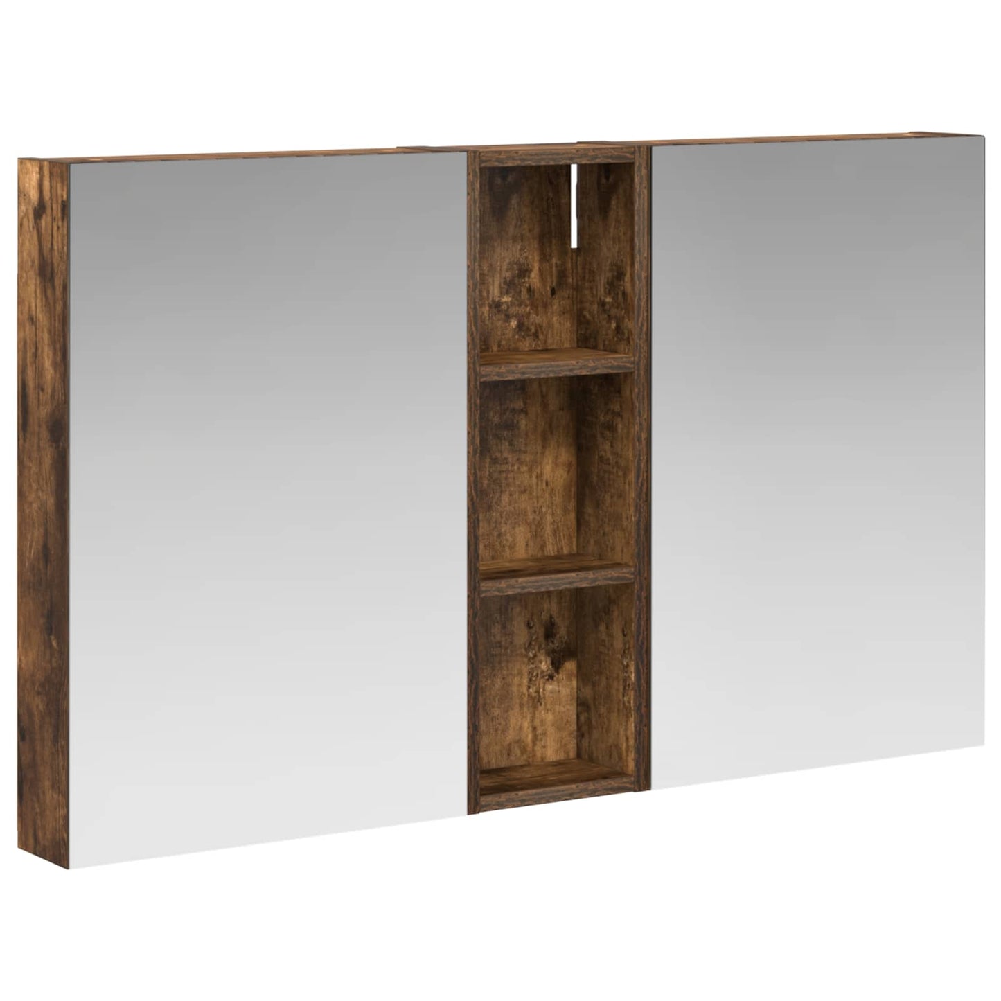 vidaXL Bathroom Cabinet Set 3 pcs 100 x 10.5 x 60.5 cm Engineered wood