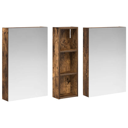 vidaXL Bathroom Cabinet Set 3 pcs 100 x 10.5 x 60.5 cm Engineered wood