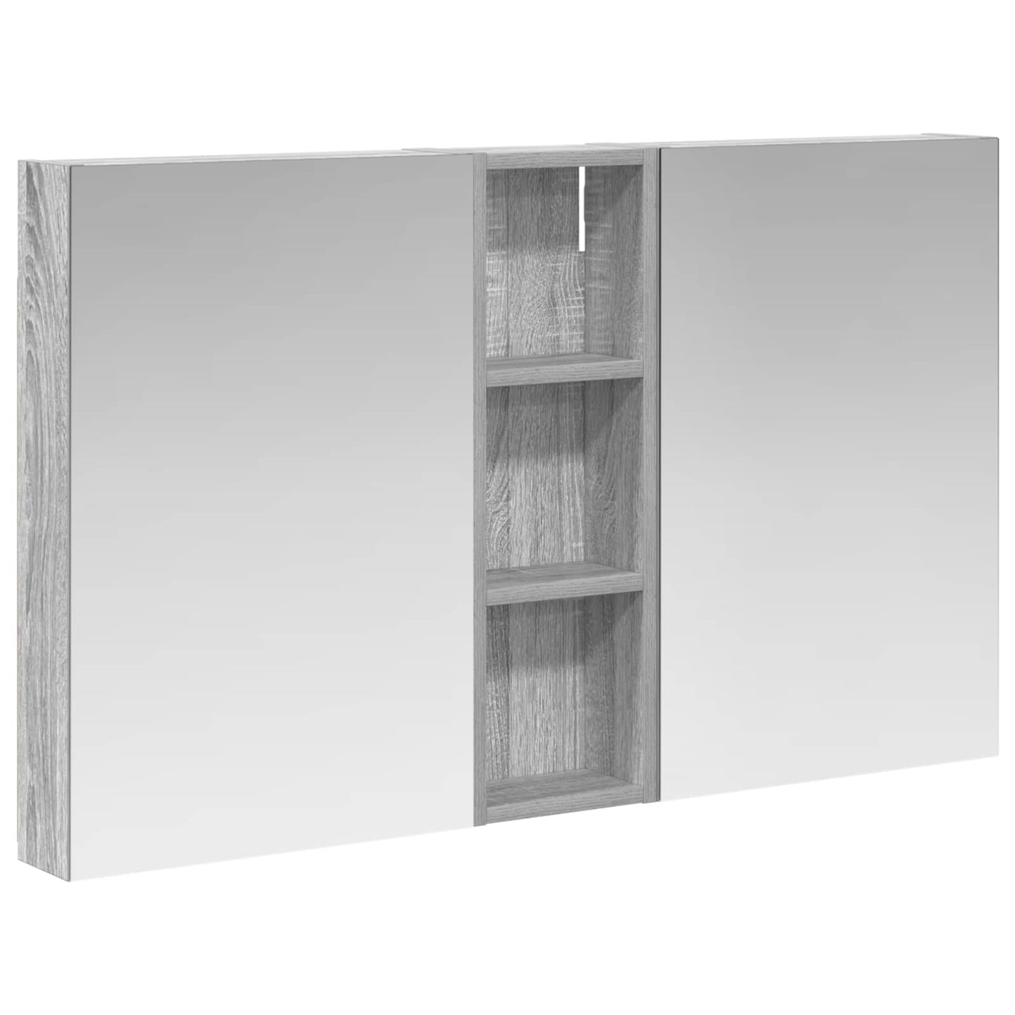 vidaXL Bathroom Cabinet Set 3 pcs 100 x 10.5 x 60.5 cm Engineered wood