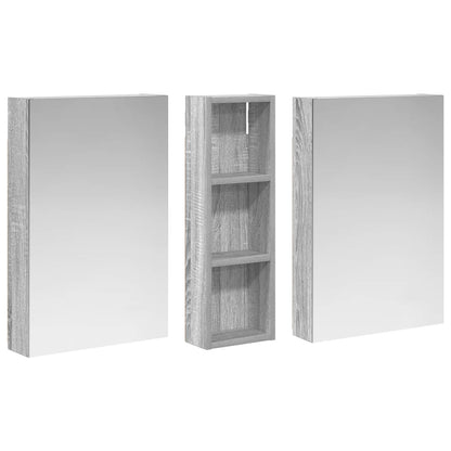 vidaXL Bathroom Cabinet Set 3 pcs 100 x 10.5 x 60.5 cm Engineered wood