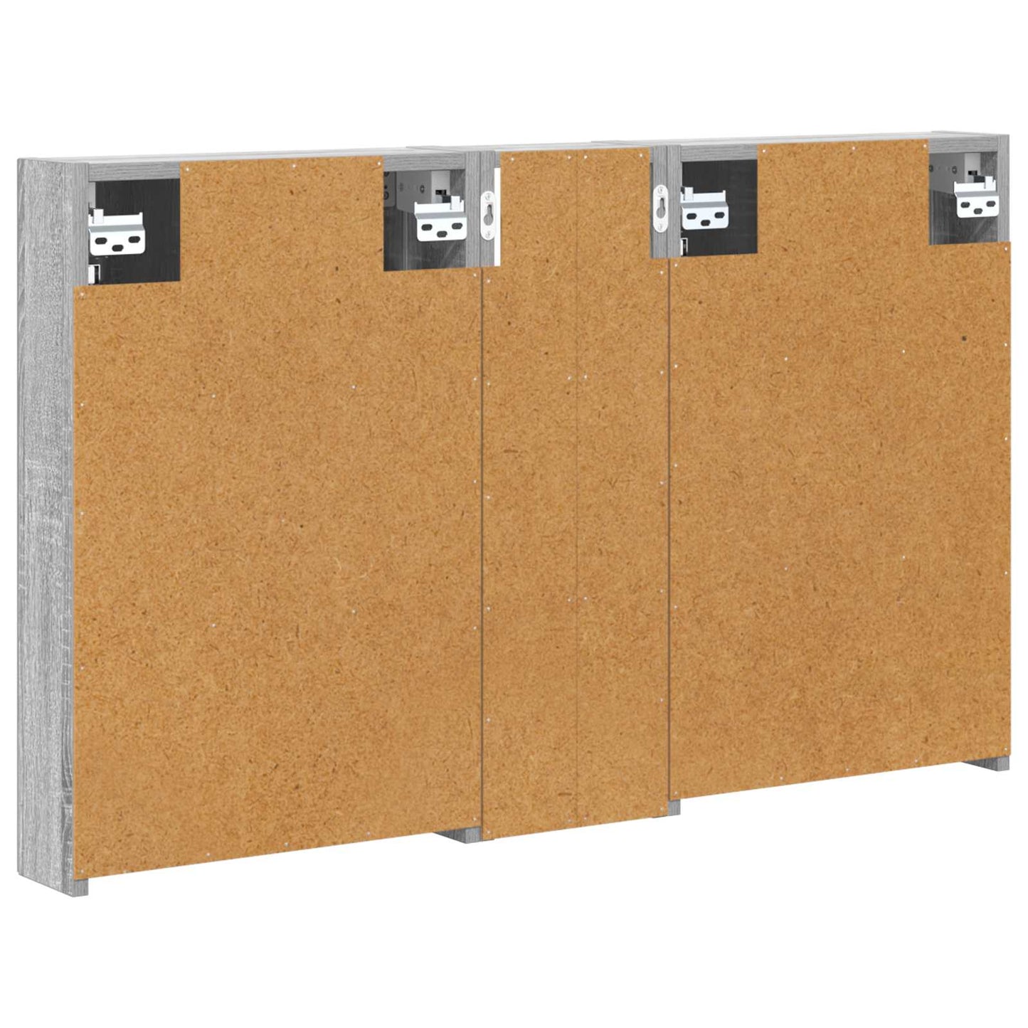 vidaXL Bathroom Cabinet Set 3 pcs 100 x 10.5 x 60.5 cm Engineered wood