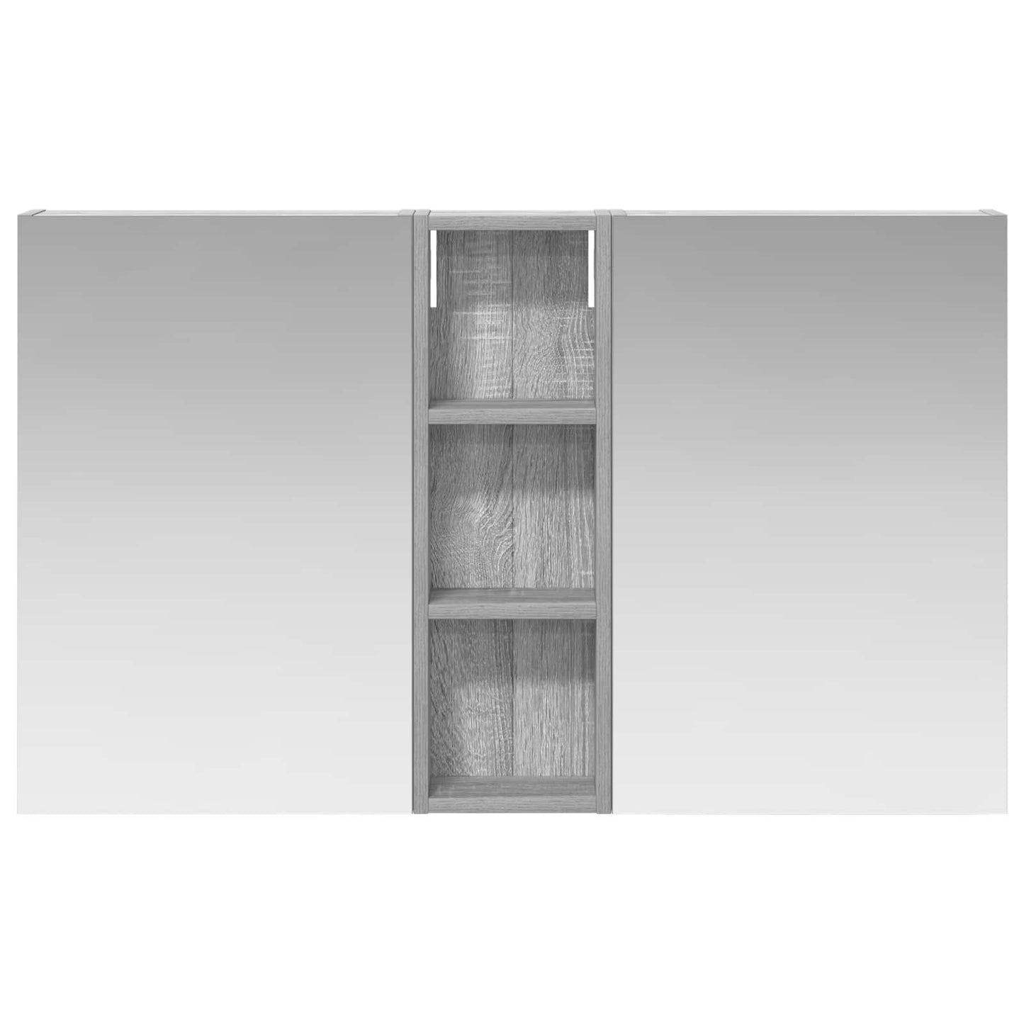 vidaXL Bathroom Cabinet Set 3 pcs 100 x 10.5 x 60.5 cm Engineered wood