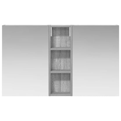 vidaXL Bathroom Cabinet Set 3 pcs 100 x 10.5 x 60.5 cm Engineered wood