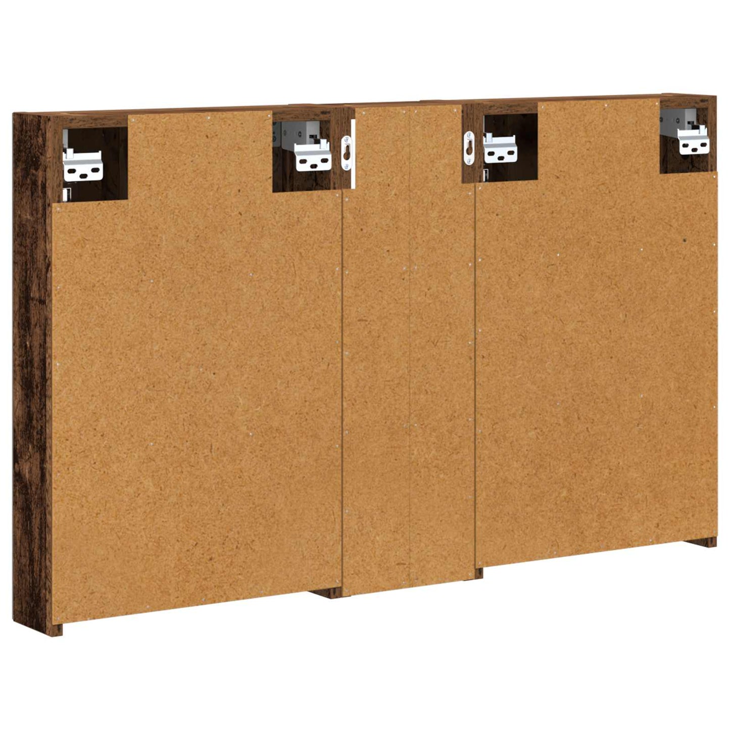 vidaXL Bathroom Cabinet Set 3 pcs 100 x 10.5 x 60.5 cm Engineered wood