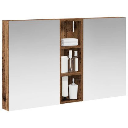 vidaXL Bathroom Cabinet Set 3 pcs 100 x 10.5 x 60.5 cm Engineered wood