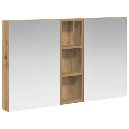 vidaXL Bathroom Cabinet Set 3 pcs 100 x 10.5 x 60.5 cm Engineered wood