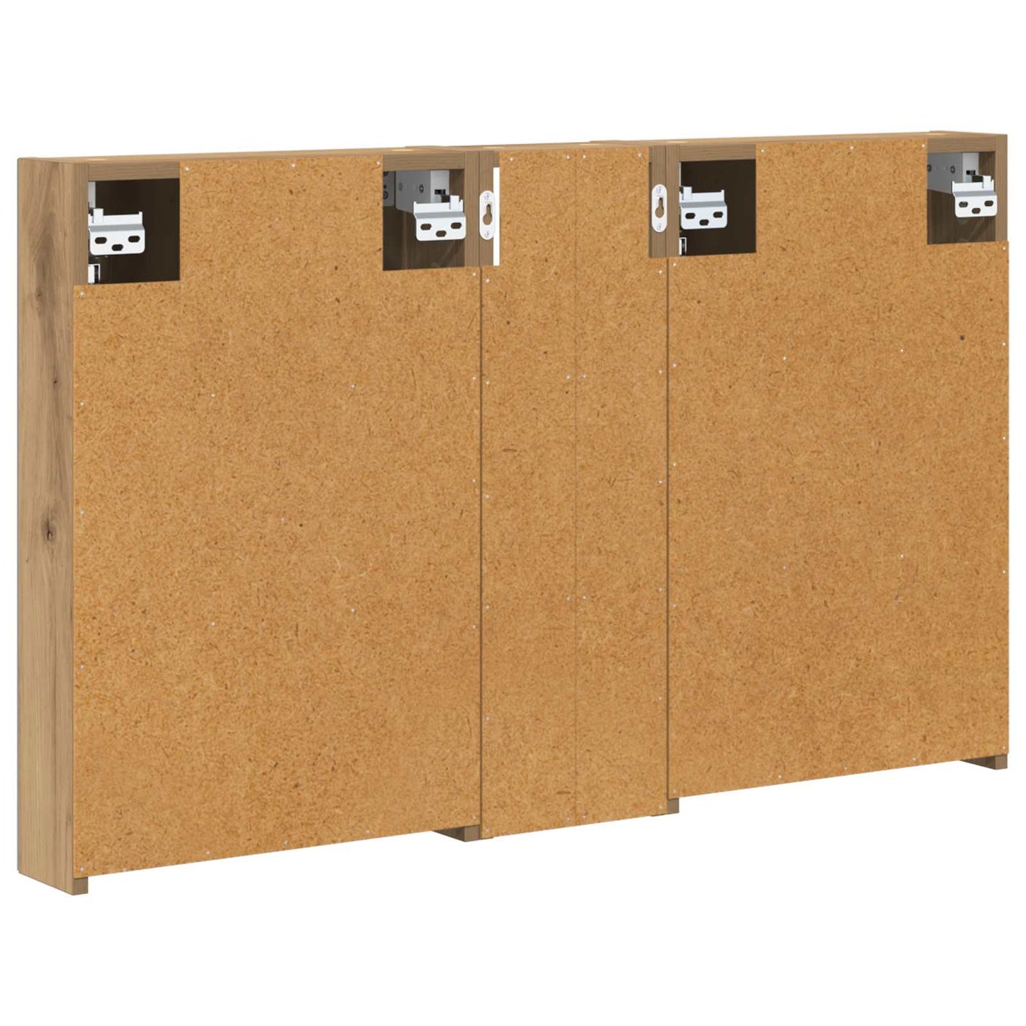 vidaXL Bathroom Cabinet Set 3 pcs 100 x 10.5 x 60.5 cm Engineered wood
