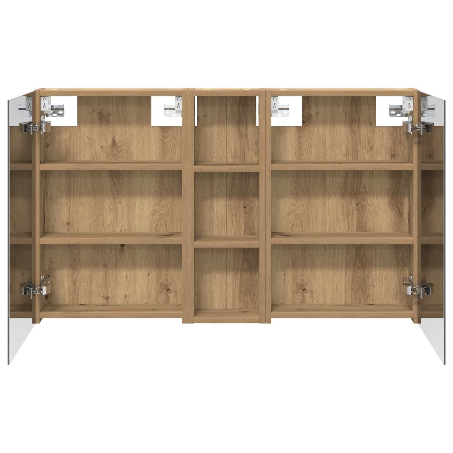 vidaXL Bathroom Cabinet Set 3 pcs 100 x 10.5 x 60.5 cm Engineered wood