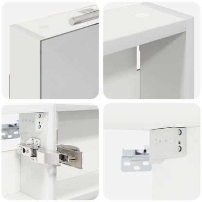 vidaXL Bathroom Cabinet Set 3 pcs 100 x 10.5 x 60.5 cm Engineered wood