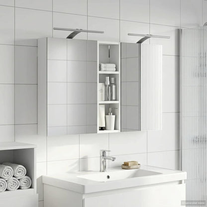 vidaXL Bathroom Cabinet Set 3 pcs 100 x 10.5 x 60.5 cm Engineered wood