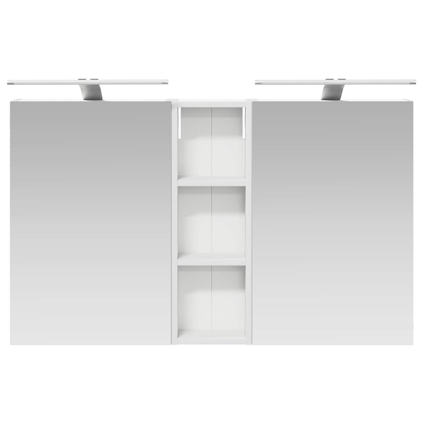vidaXL Bathroom Cabinet Set 3 pcs 100 x 10.5 x 60.5 cm Engineered wood