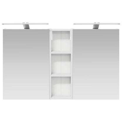 vidaXL Bathroom Cabinet Set 3 pcs 100 x 10.5 x 60.5 cm Engineered wood