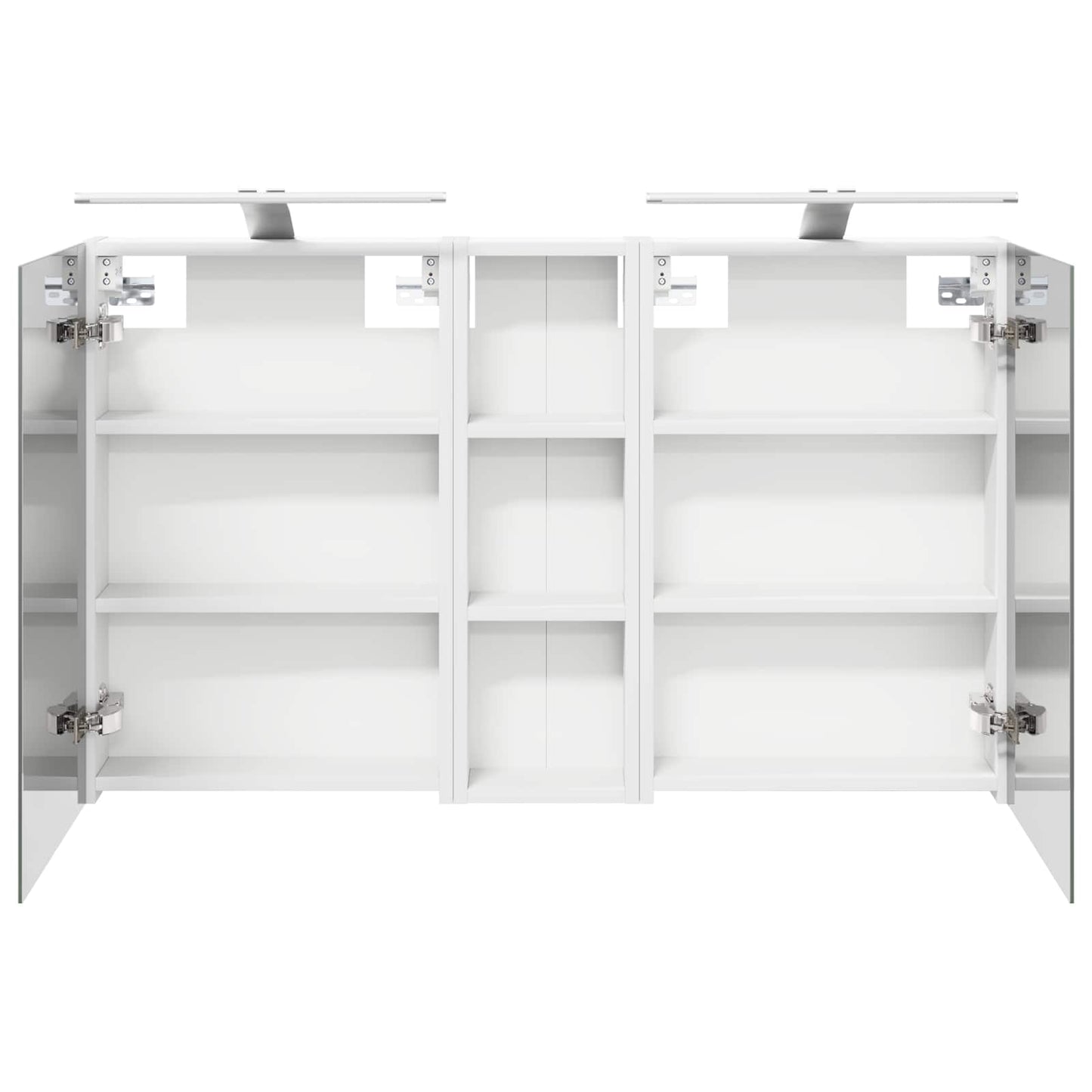 vidaXL Bathroom Cabinet Set 3 pcs 100 x 10.5 x 60.5 cm Engineered wood