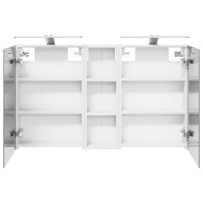 vidaXL Bathroom Cabinet Set 3 pcs 100 x 10.5 x 60.5 cm Engineered wood