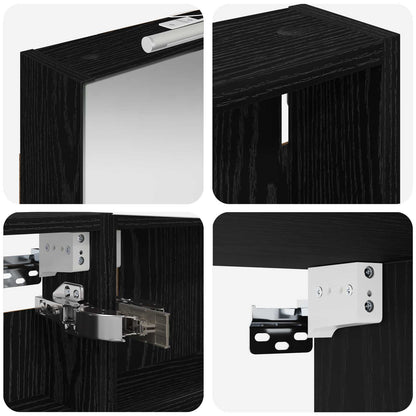 vidaXL Bathroom Cabinet Set 3 pcs 100 x 10.5 x 60.5 cm Engineered wood