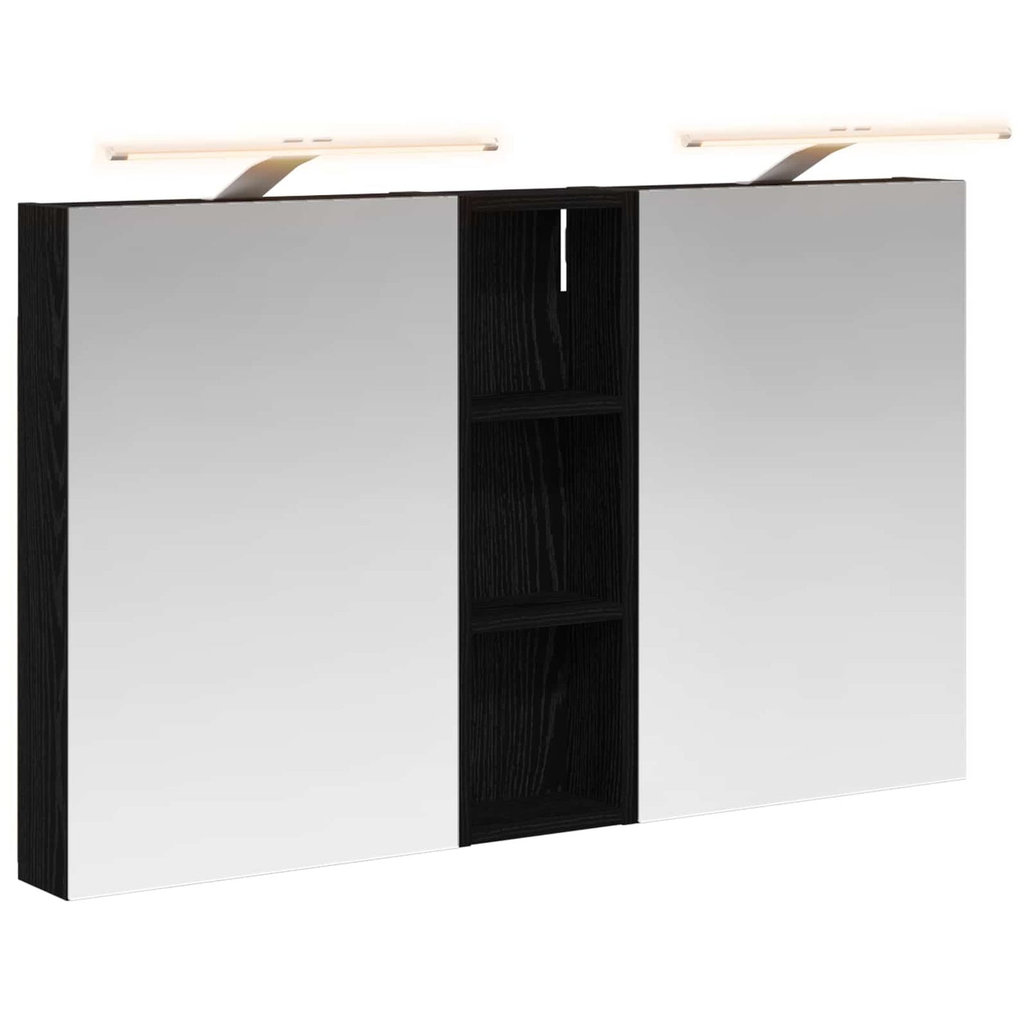 vidaXL Bathroom Cabinet Set 3 pcs 100 x 10.5 x 60.5 cm Engineered wood