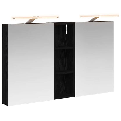 vidaXL Bathroom Cabinet Set 3 pcs 100 x 10.5 x 60.5 cm Engineered wood