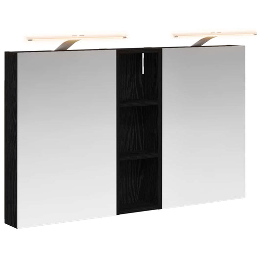 vidaXL Bathroom Cabinet Set 3 pcs 100 x 10.5 x 60.5 cm Engineered wood