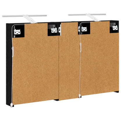 vidaXL Bathroom Cabinet Set 3 pcs 100 x 10.5 x 60.5 cm Engineered wood
