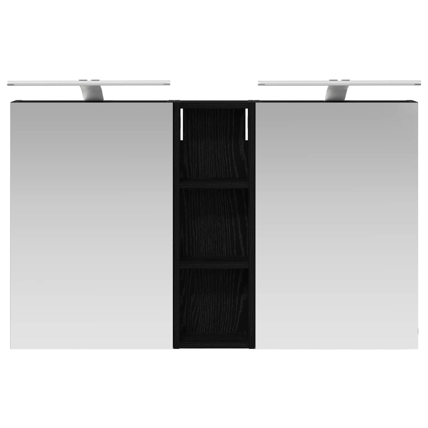 vidaXL Bathroom Cabinet Set 3 pcs 100 x 10.5 x 60.5 cm Engineered wood