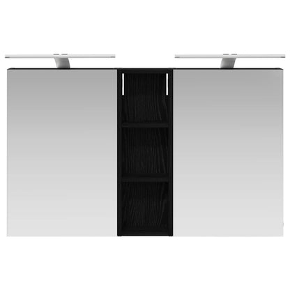vidaXL Bathroom Cabinet Set 3 pcs 100 x 10.5 x 60.5 cm Engineered wood