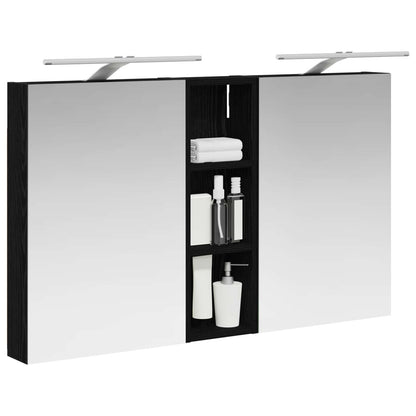 vidaXL Bathroom Cabinet Set 3 pcs 100 x 10.5 x 60.5 cm Engineered wood